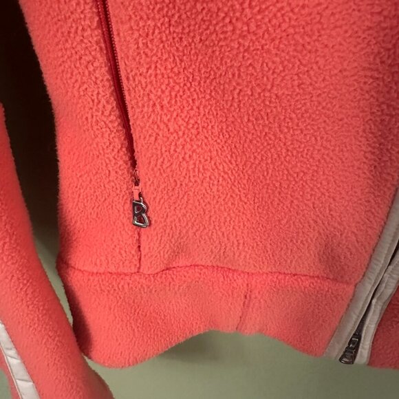 Bogner Fleece Jacket Size 8 Womens Full Zip Signature‎ B Pockets Gorpcore Orange - Picture 5 of 9